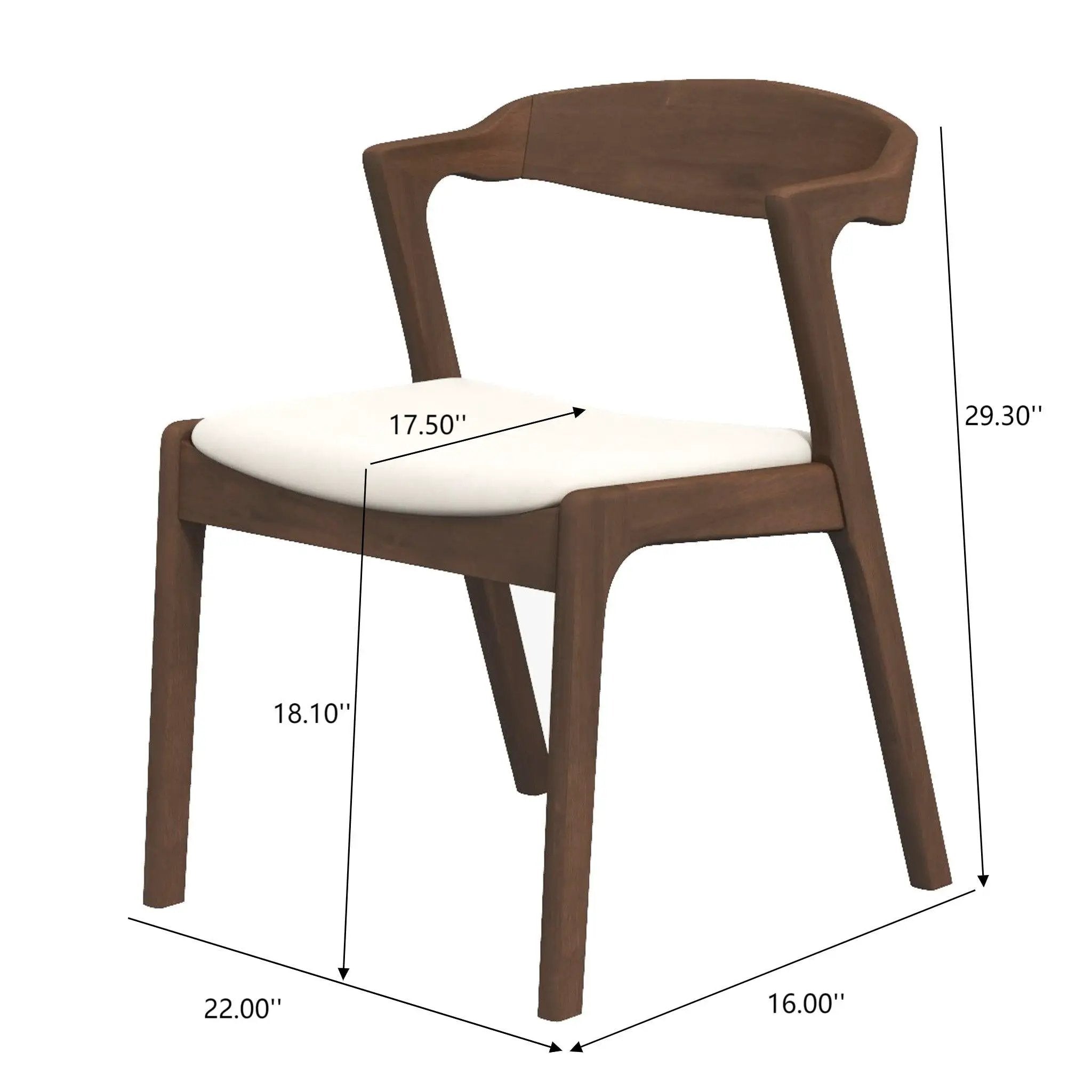 Dakota - Mid-Century Modern Dining Chair (Set of 2) by Unique Piece Furniture