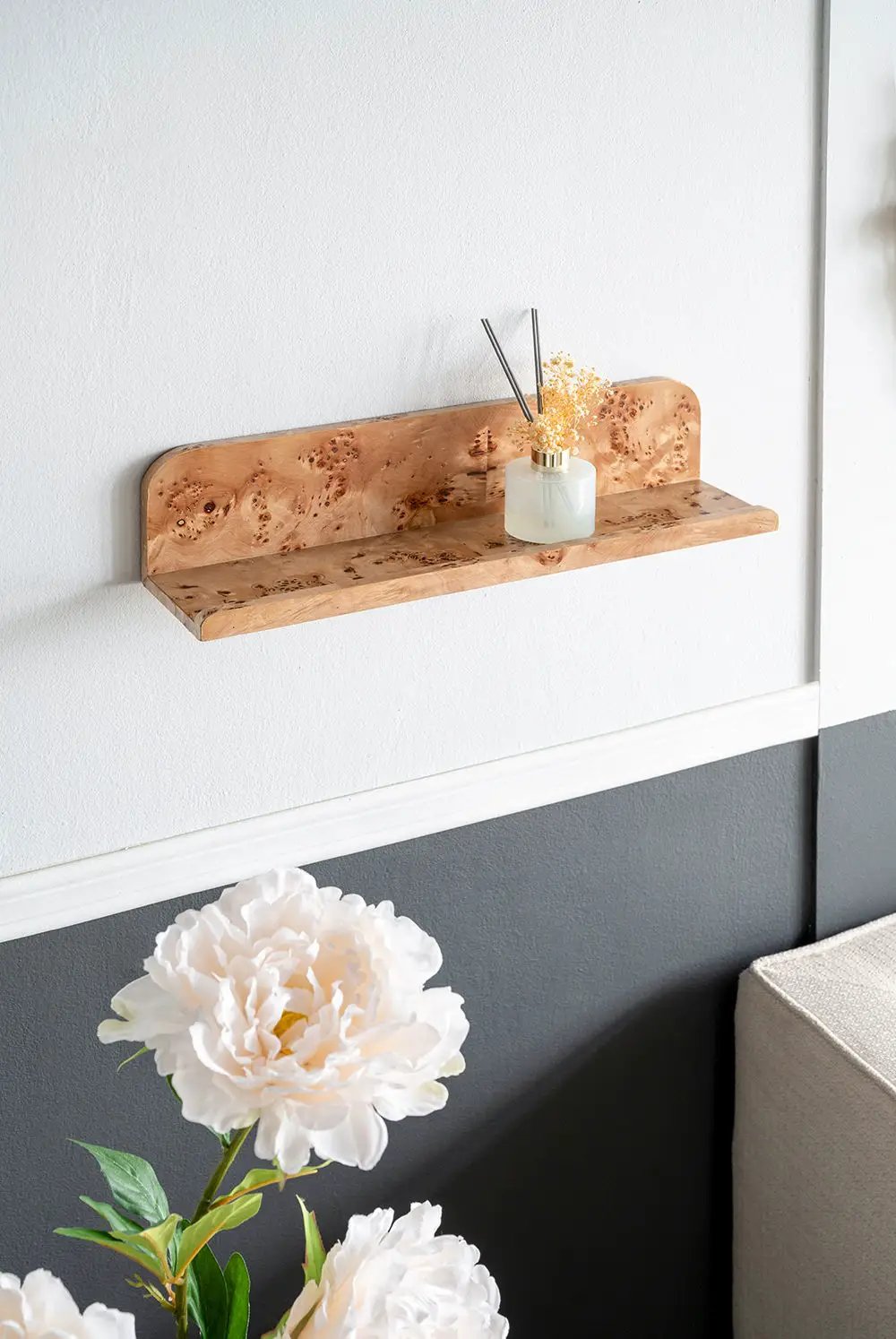 Burl - Eco-Friendly Floating Wall Shelf by Unique Piece Furniture