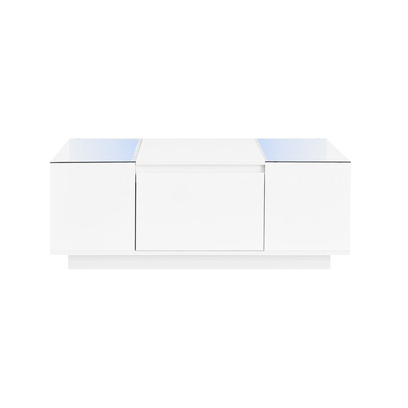 LED Coffee Table, Modern Center Table by HouseOfZazla
