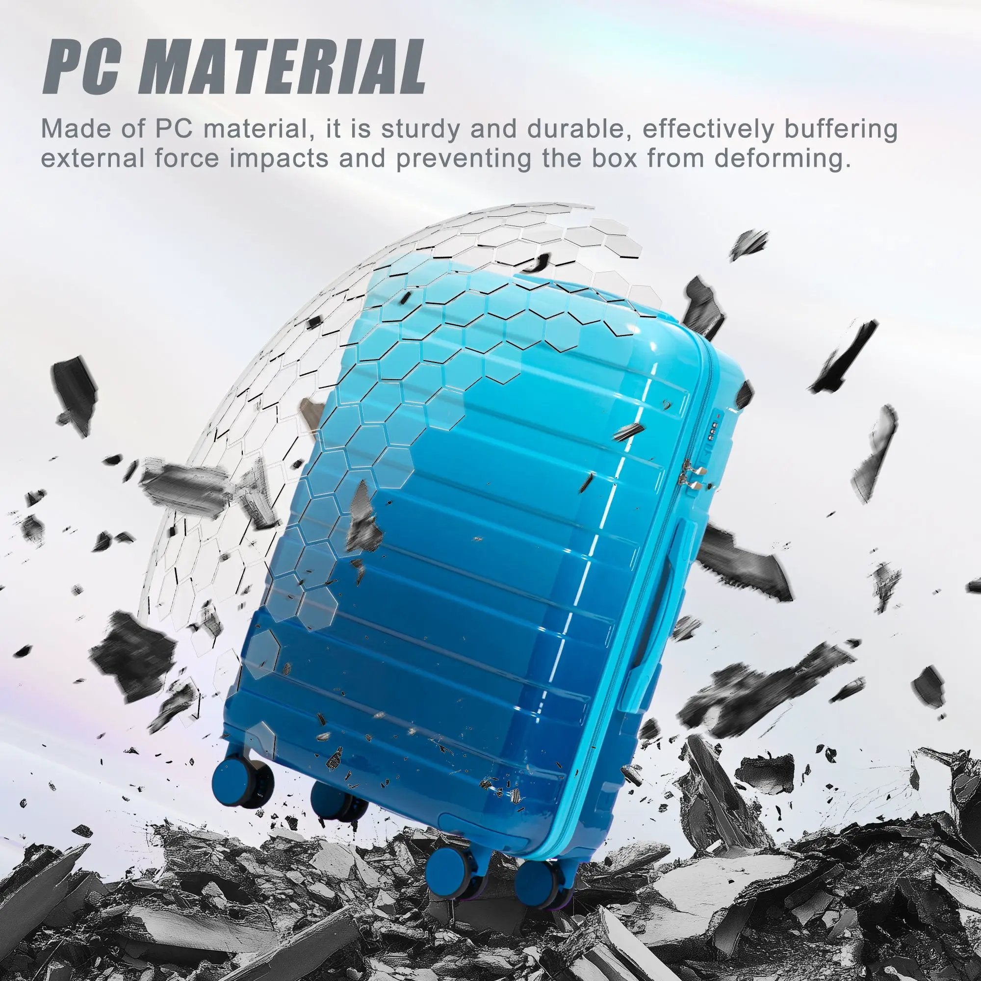 PC Spinner Wheel Luggage Set by HouseOfZazla
