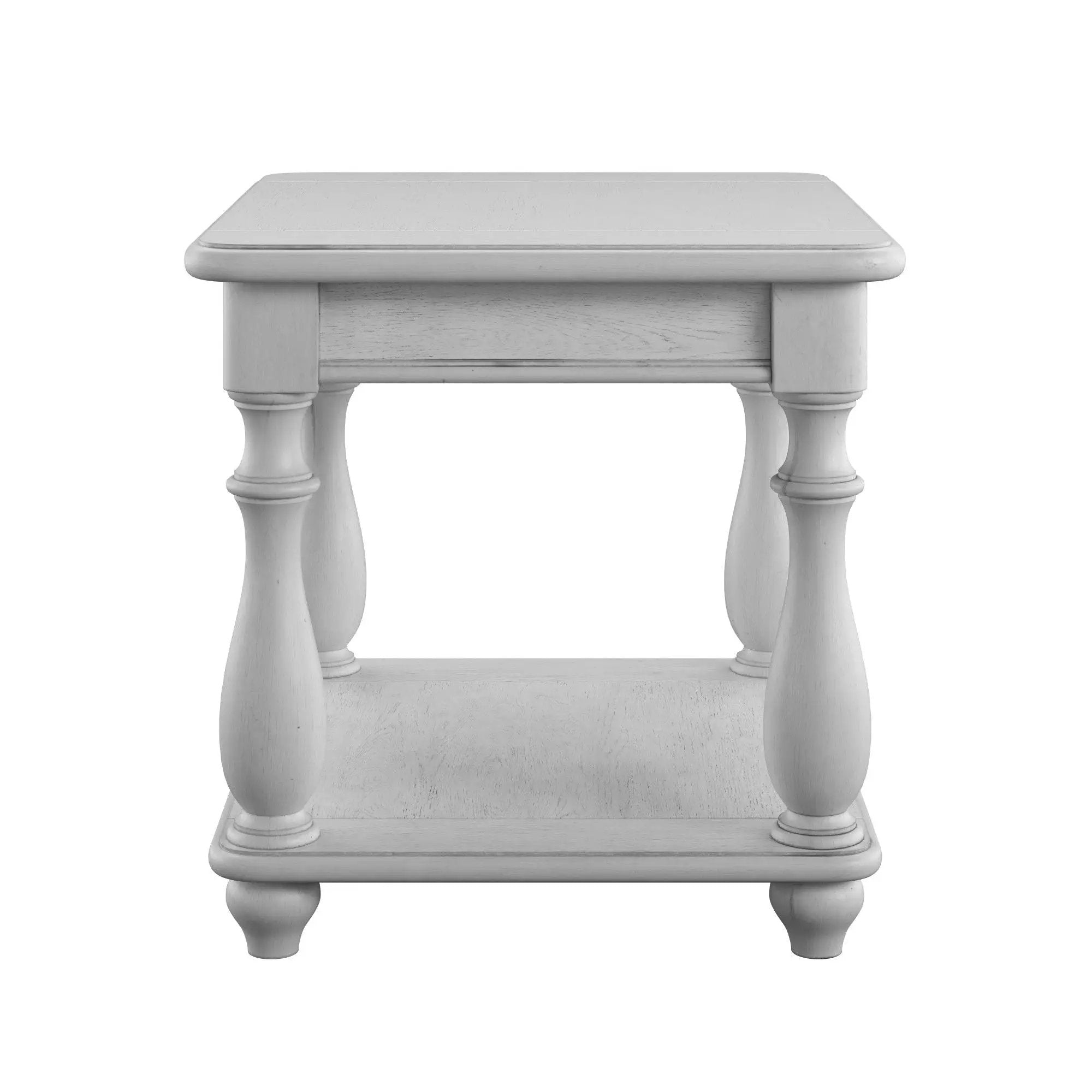 Square End Table - Gray by HouseOfZazla