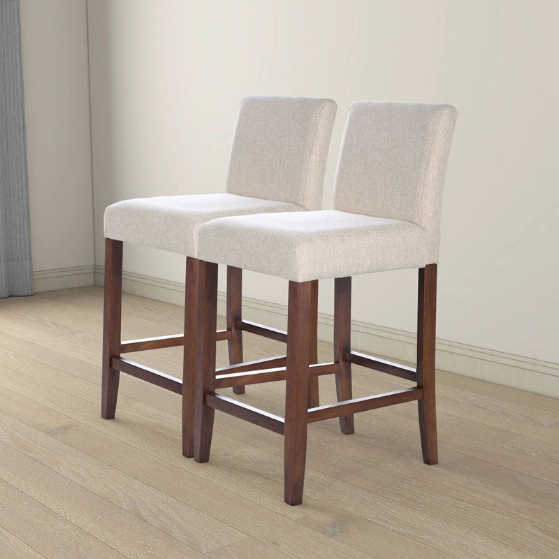 Dorian - Counter Chair (Set of 2) - Beige by HouseOfZazla