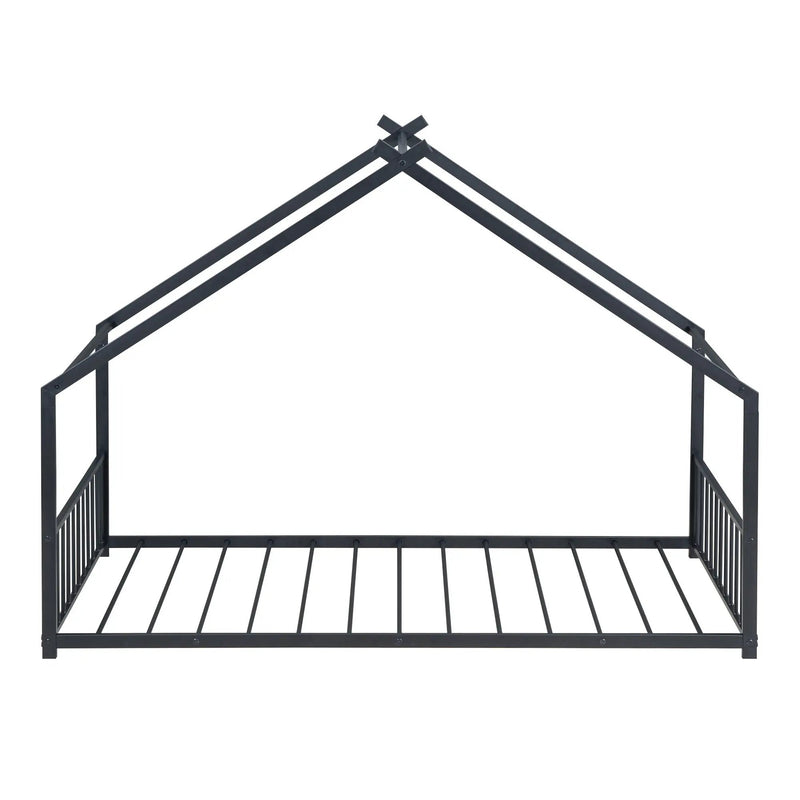 Metal House Bed by Unique Piece Furniture