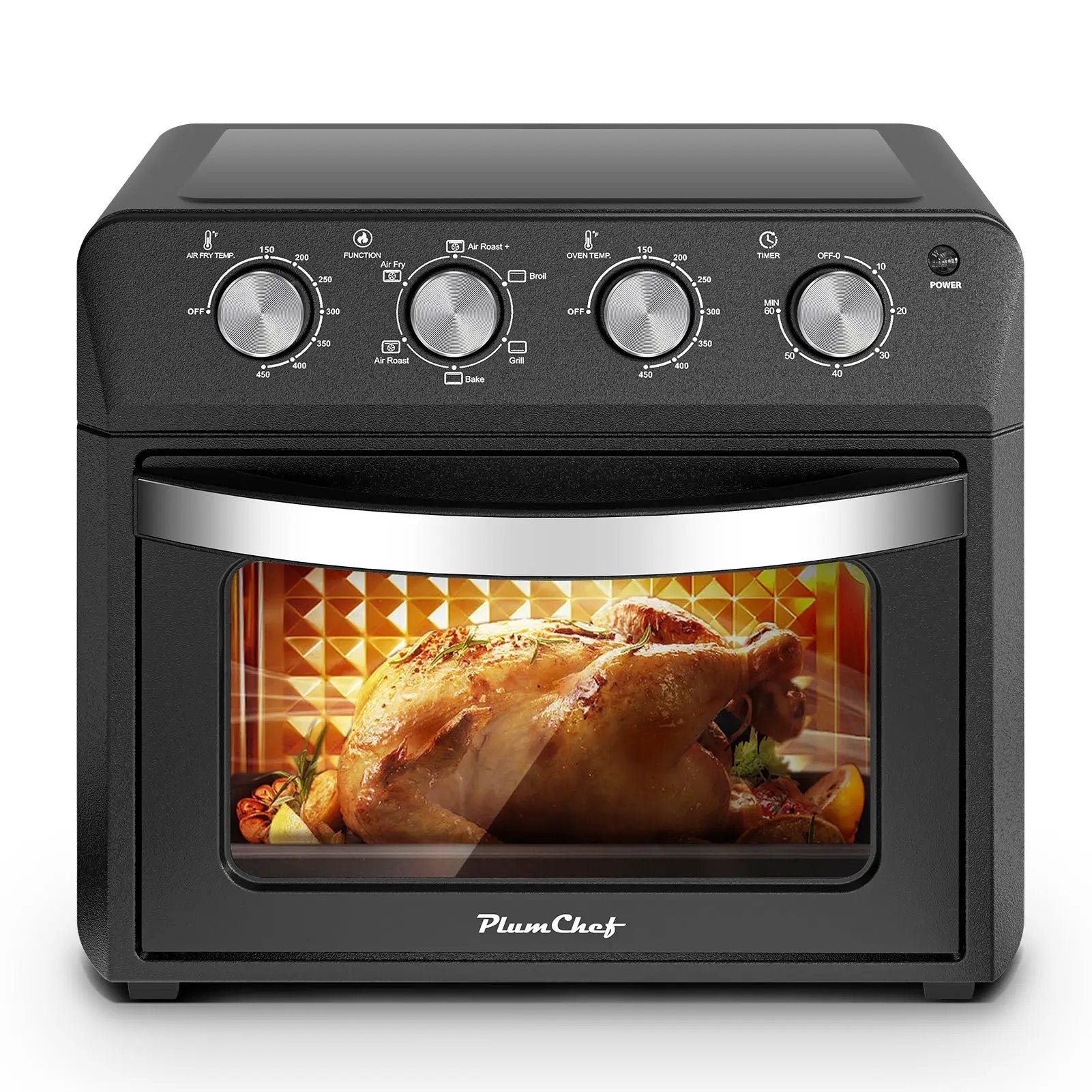 Plum Chef Air Fryer Oven 27.5QT, 6-in-1 Countertop Convection Oven by HouseOfZazla