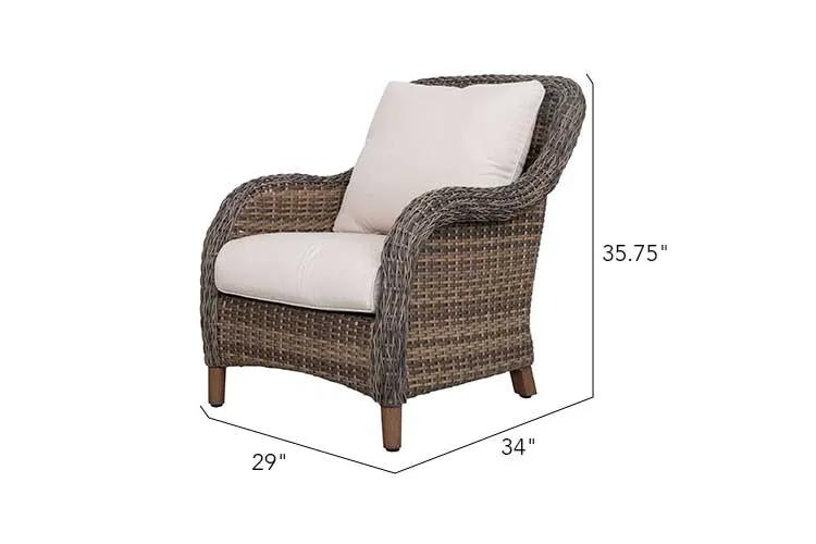 Mitchell 4-Piece Wicker Sofa Set with Swivel Rocking Chairs by Outdoor-USA®