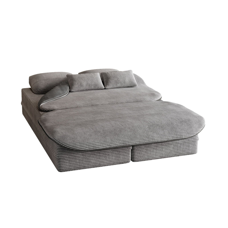 2 In 1 Foldable Sofa Bed With Multi Functional Blanket by HouseOfZazla