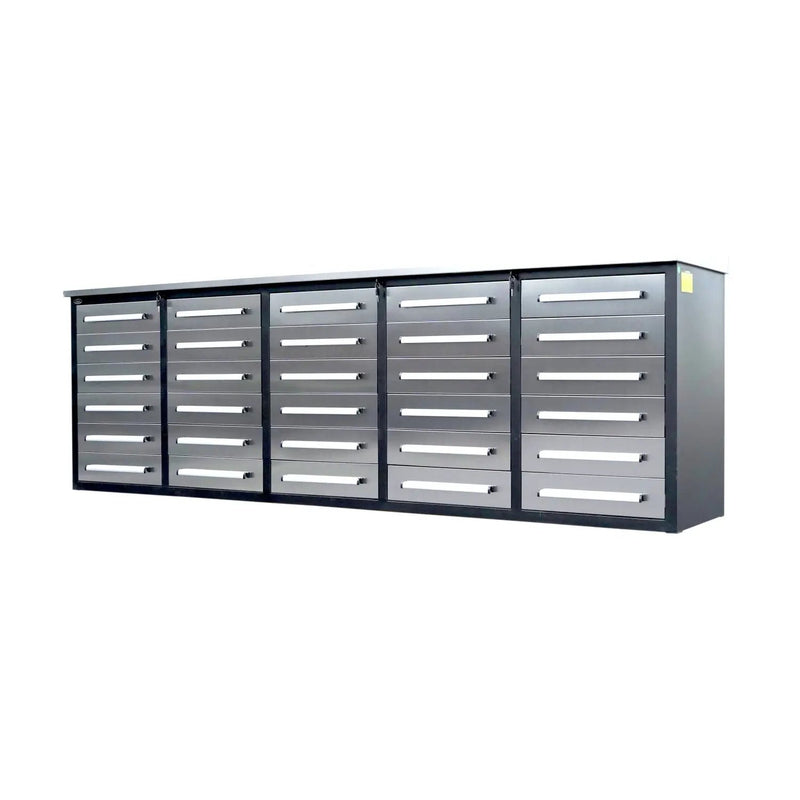 10ft Workbench Storage Cabinet with 30 Drawers by Chery Industrial