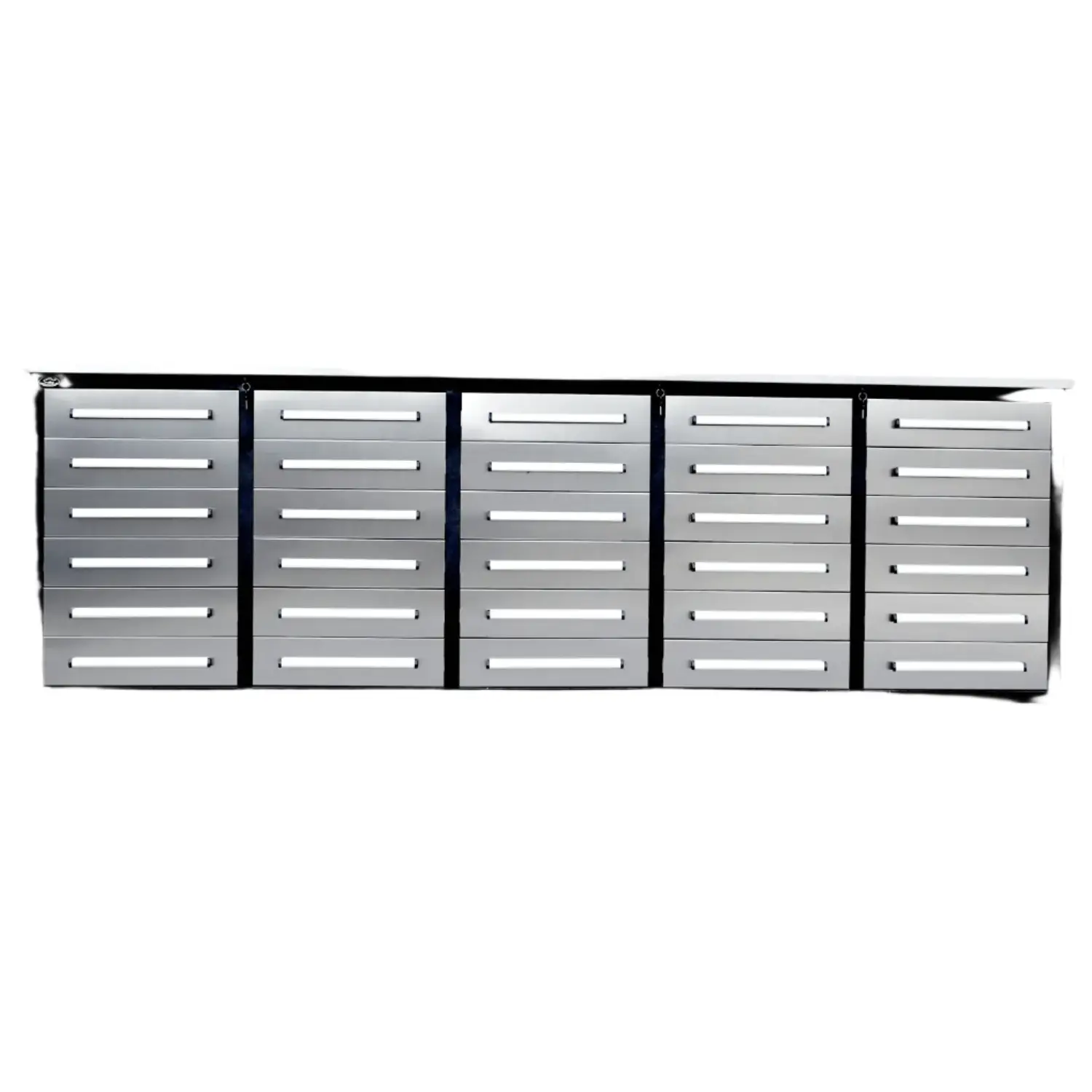 10ft Workbench Storage Cabinet with 30 Drawers by Chery Industrial