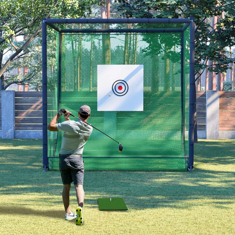 [10X10FT] Golf Practice Net Cage With Metal Frame (SAK41786) by SAKSBY WHOLESALE