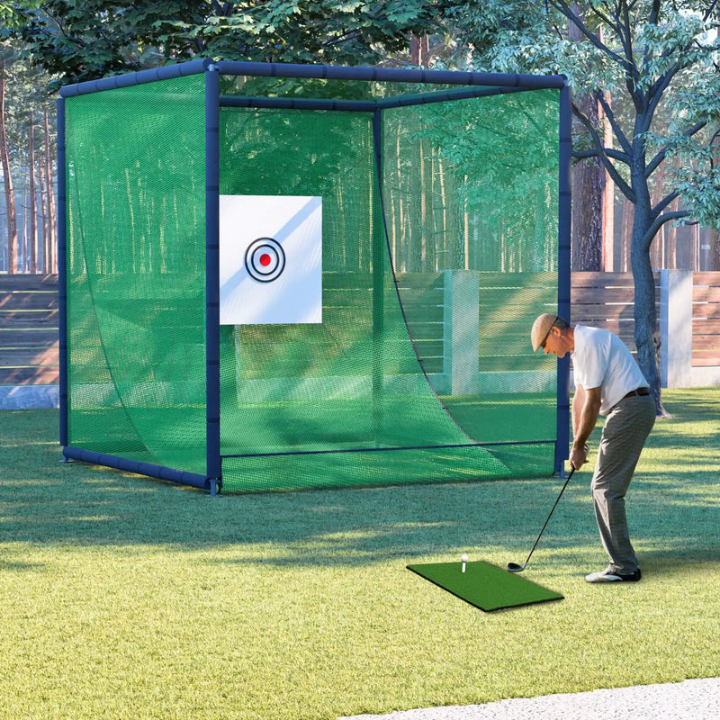 [10X10FT] Golf Practice Net Cage With Metal Frame (SAK41786) by SAKSBY WHOLESALE