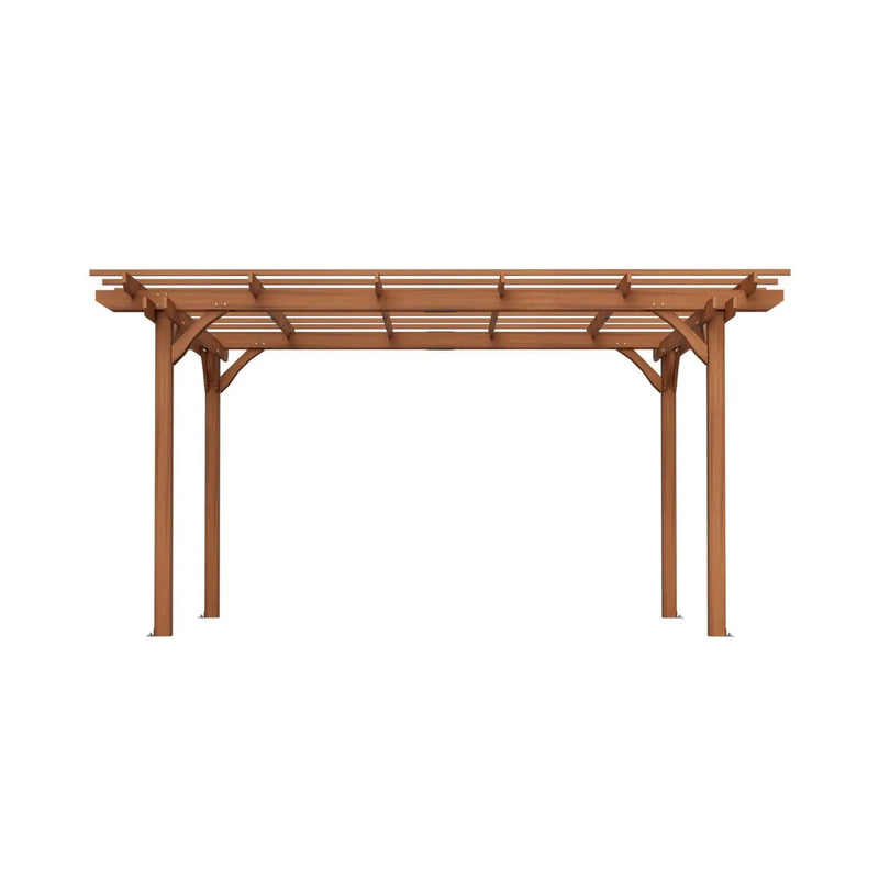 [10X12FT] Alora Premium Extra Large Outdoor Weather-Resistant Wooden Grape Pergola (SAK16278) by SAKSBY WHOLESALE