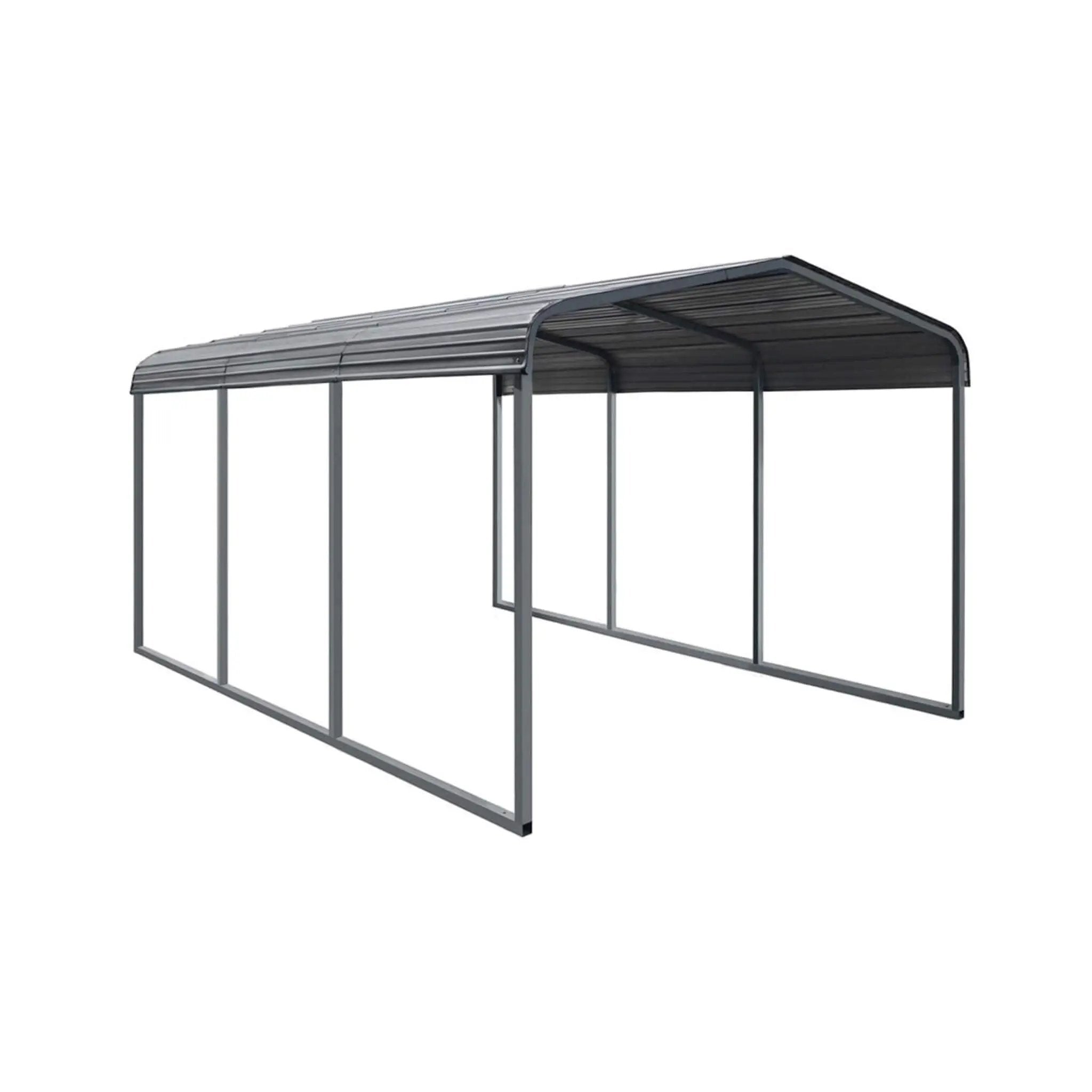 [10X15FT] Alora Large Heavy-Duty Outdoor Metal Carport For Cars, Trucks And Boats (SAK95738) by SAKSBY WHOLESALE