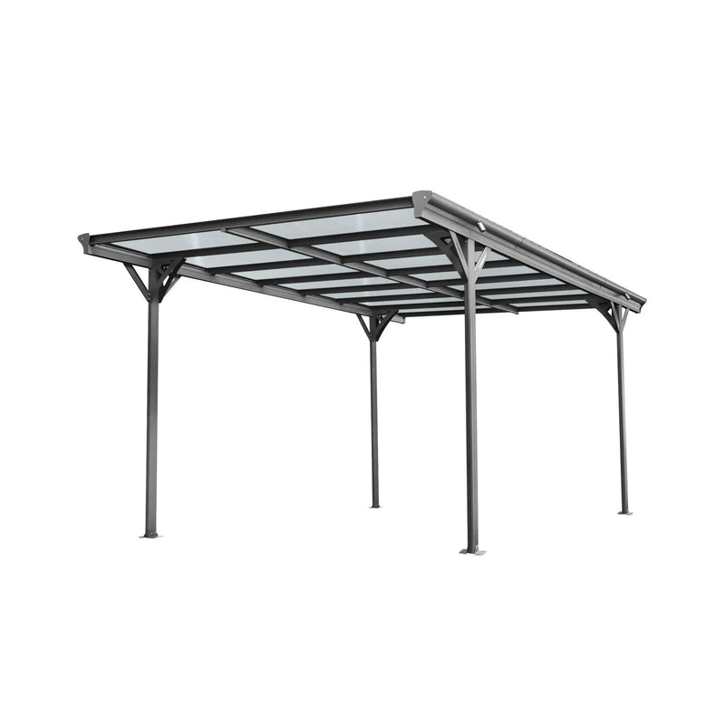 [10X16FT] Alora Heavy-Duty Outdoor Driveway Pergola With Aluminum Alloy Frame And Polycarbonate Panels (SAK47395) by SAKSBY WHOLESALE