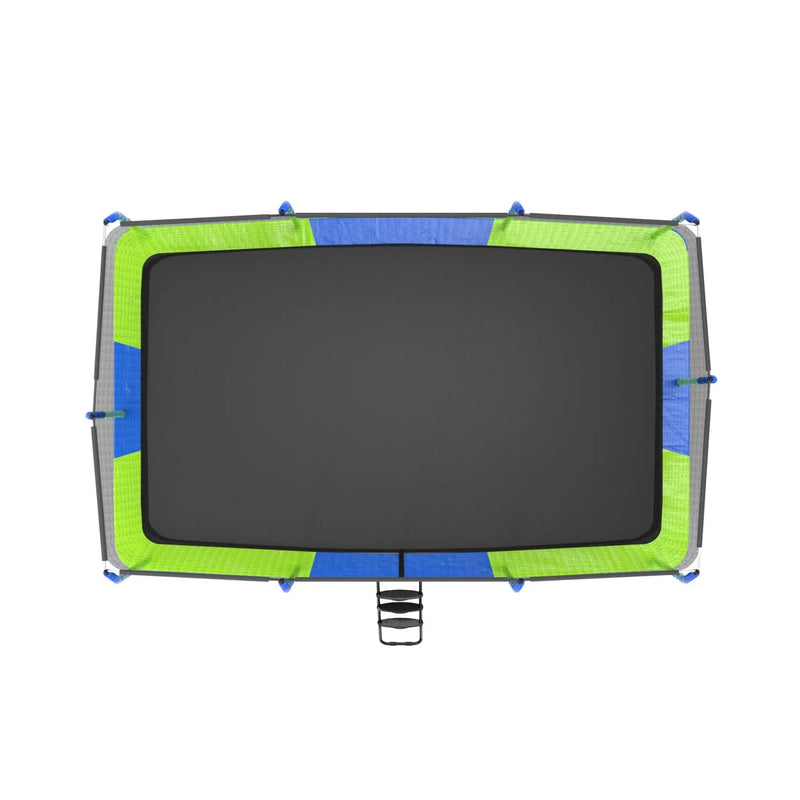 [10X17FT] Premium Rectangular Trampoline With 10 Poles And Crossbeam (SAK35179) by SAKSBY WHOLESALE