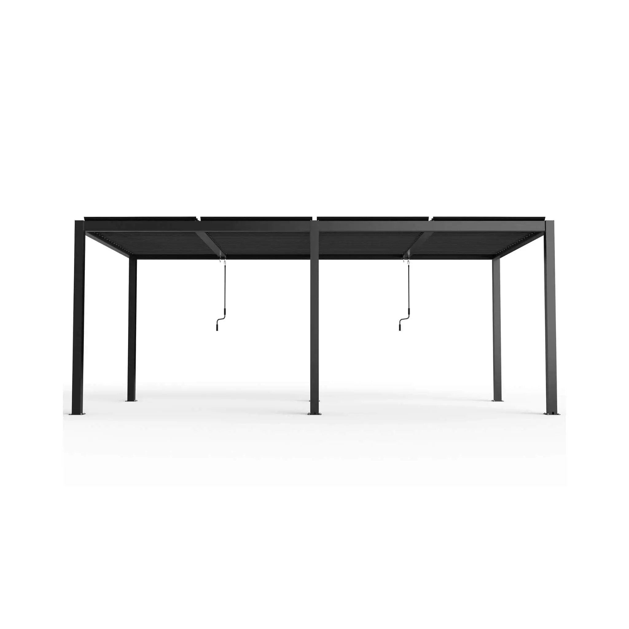 [10X19FT] Alora Premium Powder-Coated Aluminum Pergola With Adjustable Louvers (SAK78345) by SAKSBY WHOLESALE