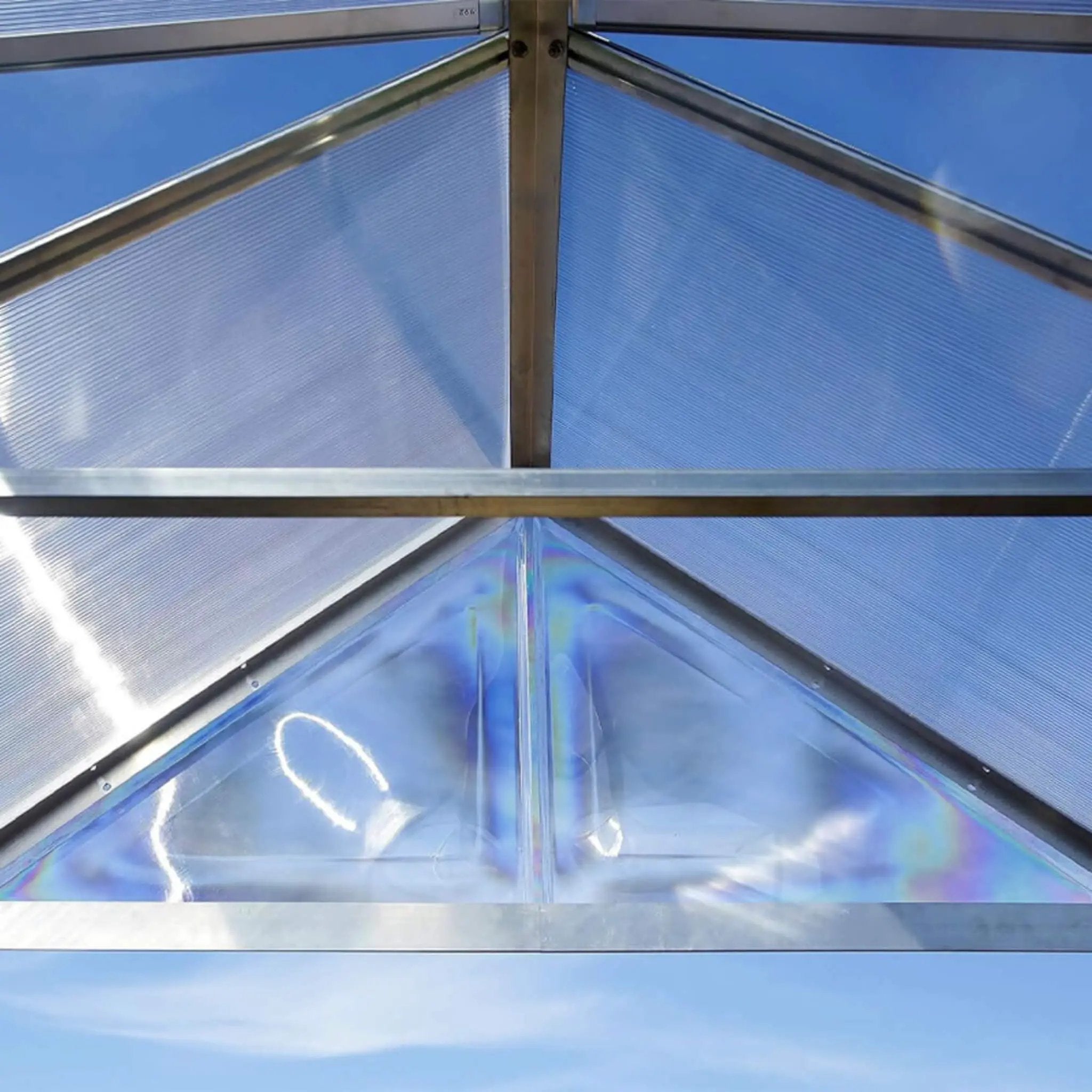 [10X24FT] Premium Heavy-Duty Polycarbonate Walk-In Greenhouse W/ Aluminum Frame & Built-In Gutter System (SAK58472) by SAKSBY WHOLESALE