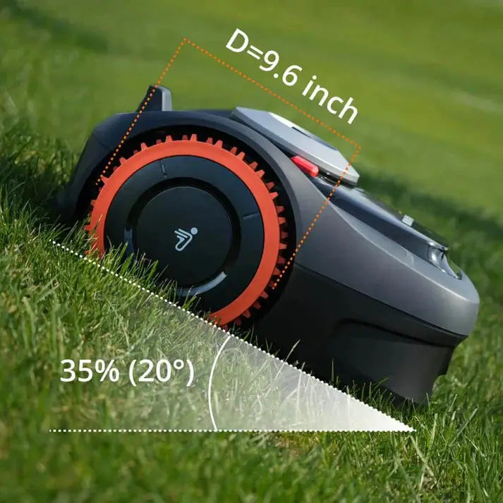 Segway Navimow Robust Off-Road Wheels with Spikes for Segway Navimow i Series – Superior Traction on Slopes and Mud by Outdoor-USA®