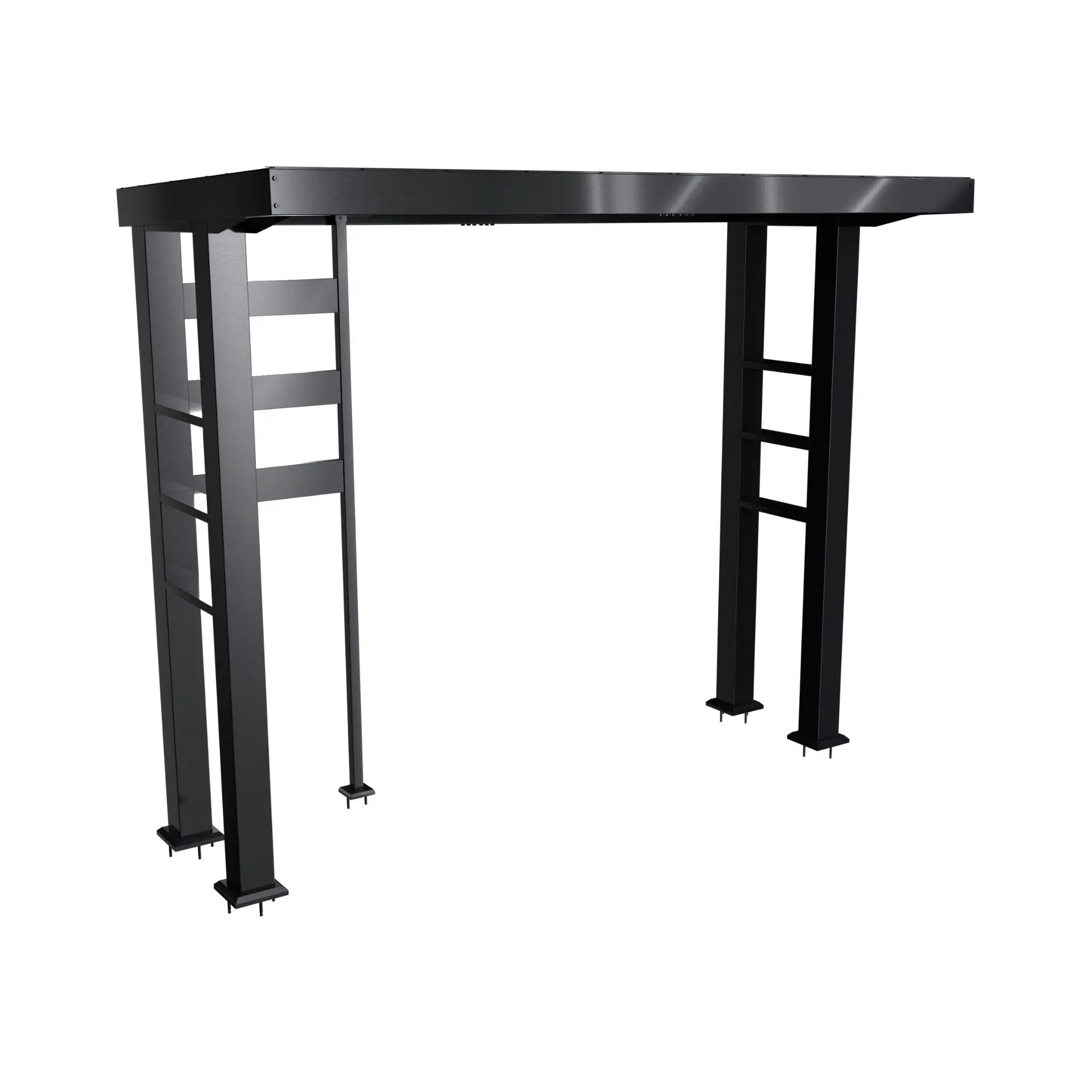 Castelle Flame Imperial 110-Inch 4-Burner 72K BTU Deluxe Stainless Steel Outdoor Kitchen Grill Island With Wine Cooler, Rotisserie, Cabinets, And Granite Countertops (SAK94721) by SAKSBY WHOLESALE