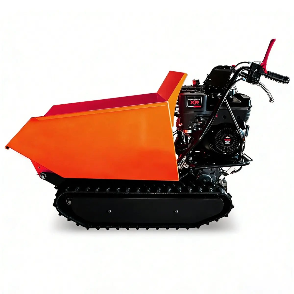 1100lbs Capacity 10HP Gas Powered Track Mini Dumper by Chery Industrial