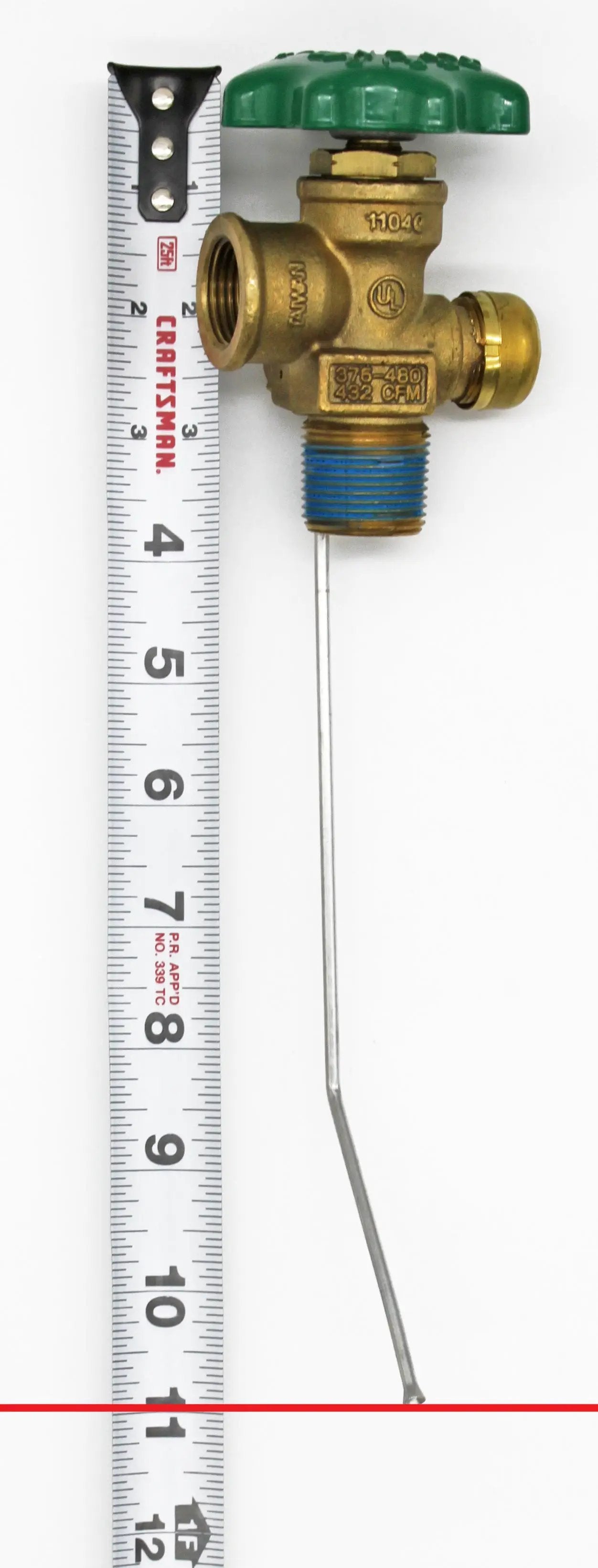 Flame King 100lb POL Valve For Hog or Horizontal Propane Cylinder by Flame King Products