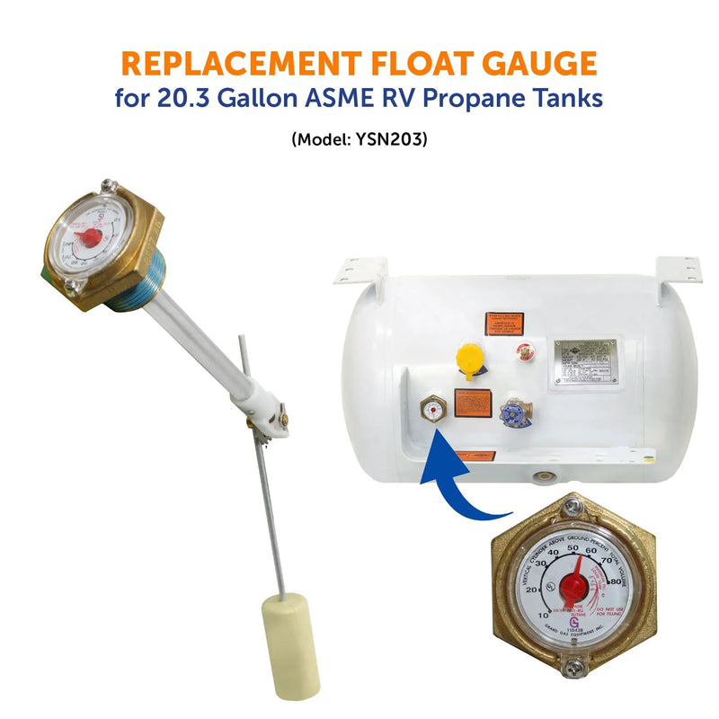 Flame King Replacement Float Gauge for YSN203 by Flame King Products