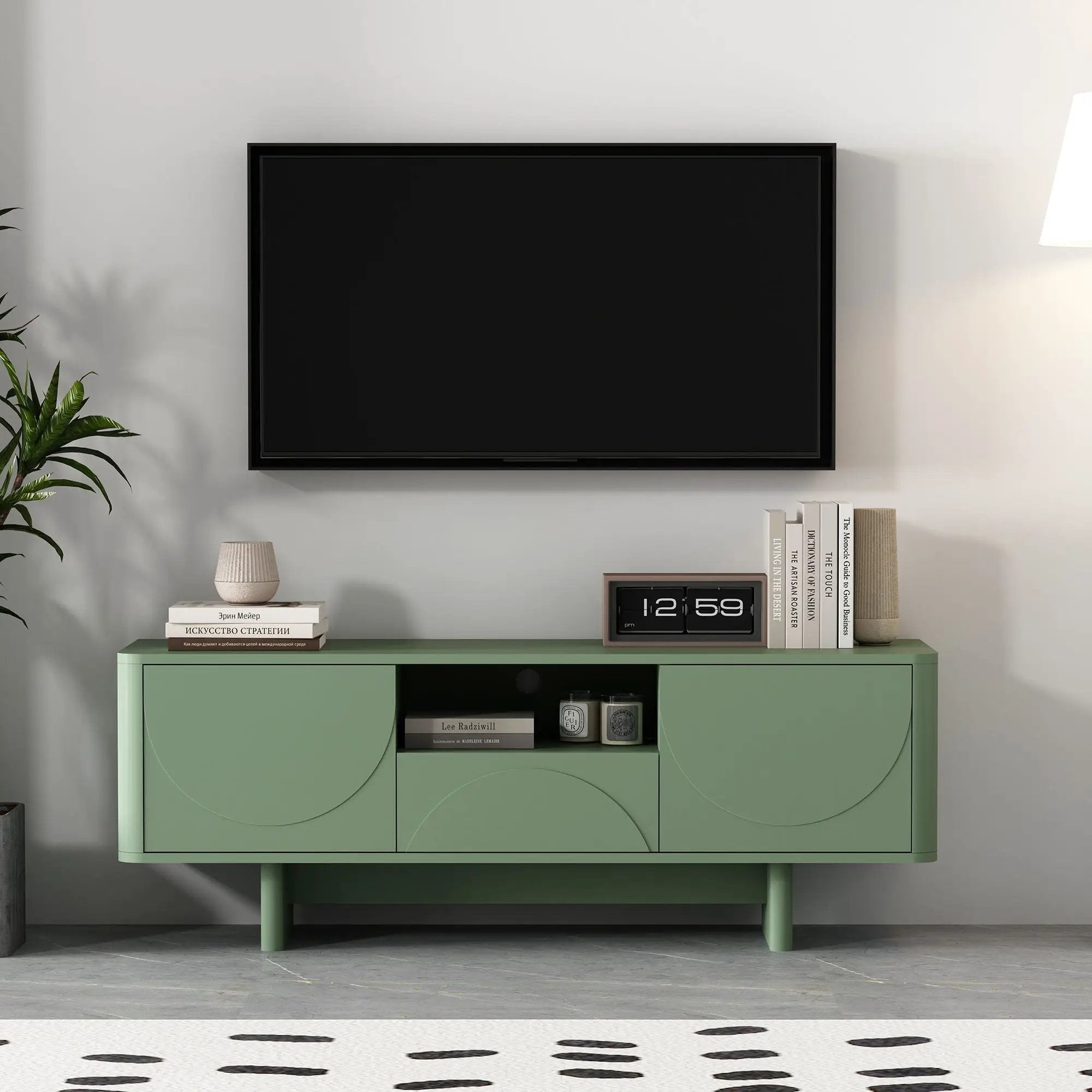 Ella - TV Stand With Adjustable Shelves by HouseOfZazla