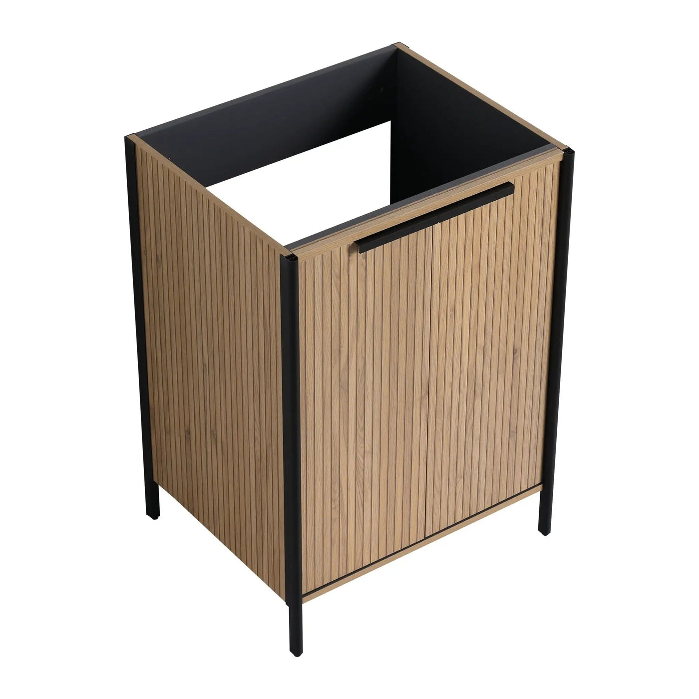Contemporary Freestanding Bathroom Vanity With Adjustable Shelves by Unique Piece Furniture