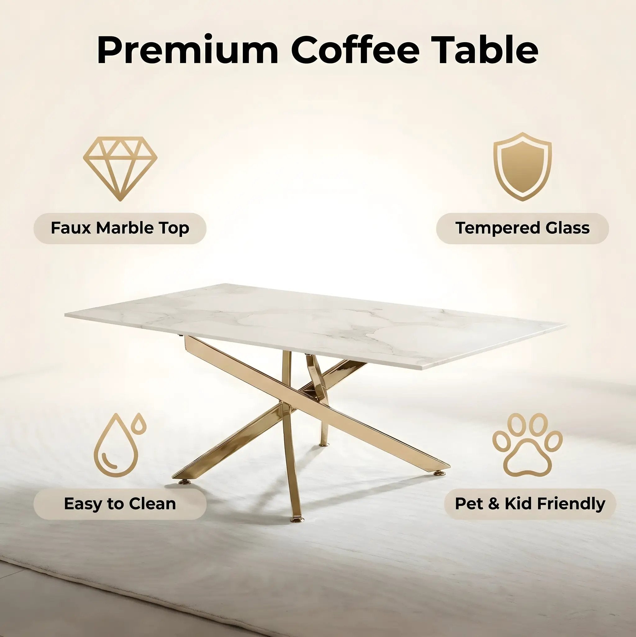 Faux Marble Tables by HouseOfZazla