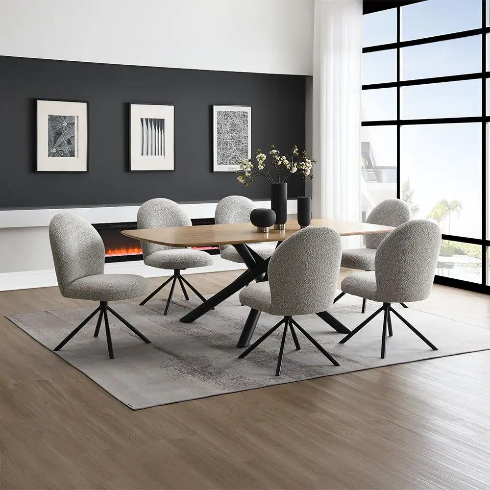 Lawton - Dining Table - Natural & Black by Unique Piece Furniture