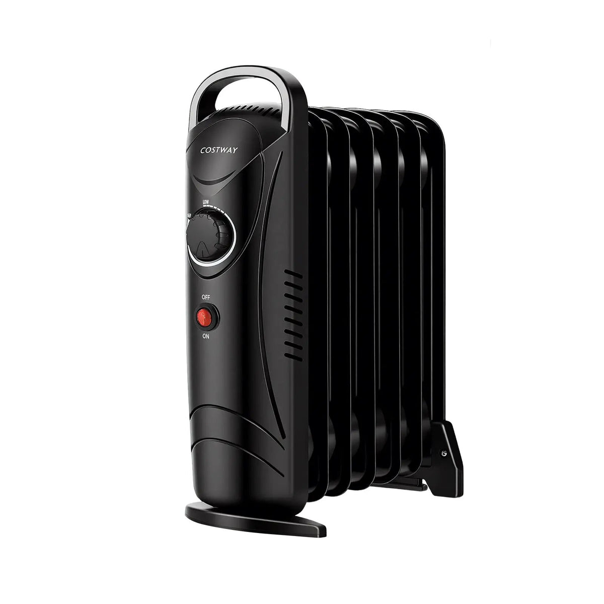 700W Electric Oil Filled Radiator Heater with Adjustable Thermostat, photo 9 of 16
