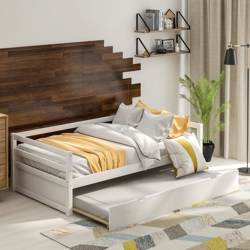 Daybed with Trundle Frame Set, Twin Size by HouseOfZazla