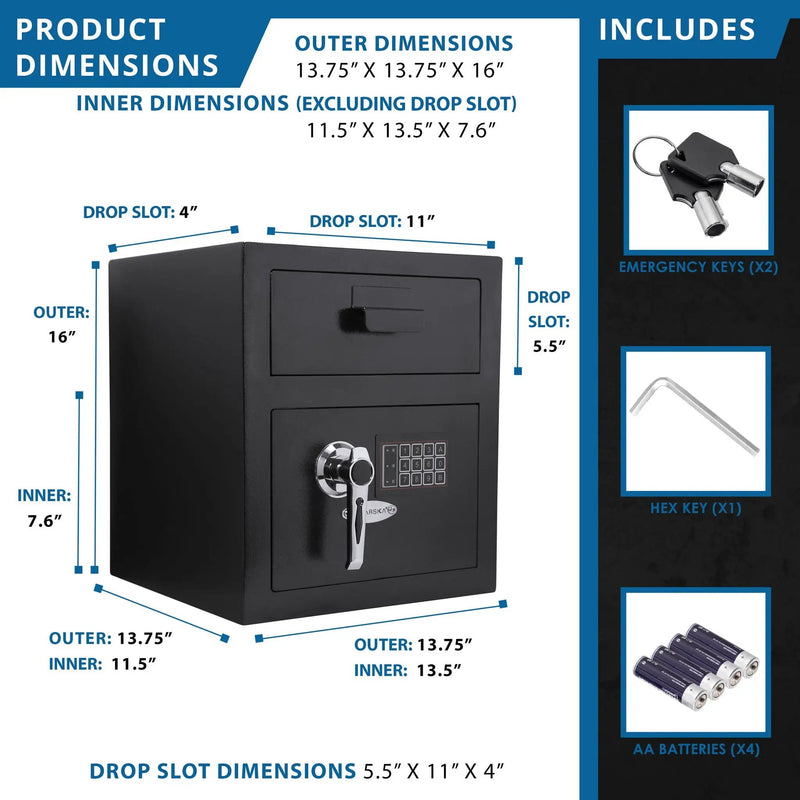 Durable Keypad Depository Safe by HouseOfZazla