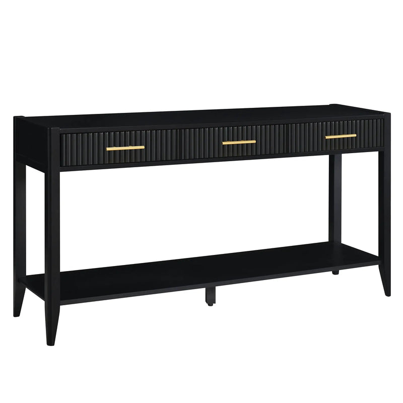 U_STYLE 60" Painted Console Table with 3 Drawers by HouseOfZazla