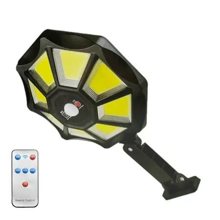 2 Pack SmartYard 300W Solar Street Light 168LED Dusk to Dawn,6500K with Motion Sensor by Outdoor Solar Outlet