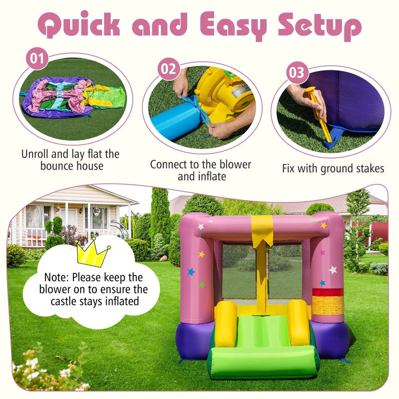Bouncy Castle with Jumping Area and 520W Blower by DirectDeals