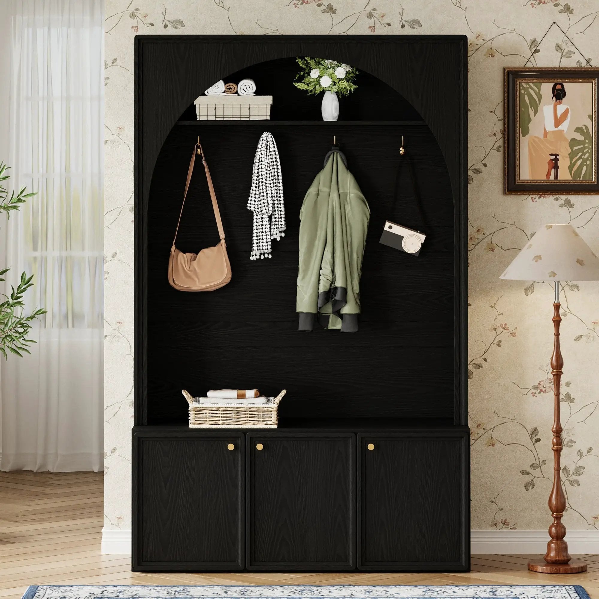 ON-TREND Farmhouse All-in-One Hall Tree by HouseOfZazla
