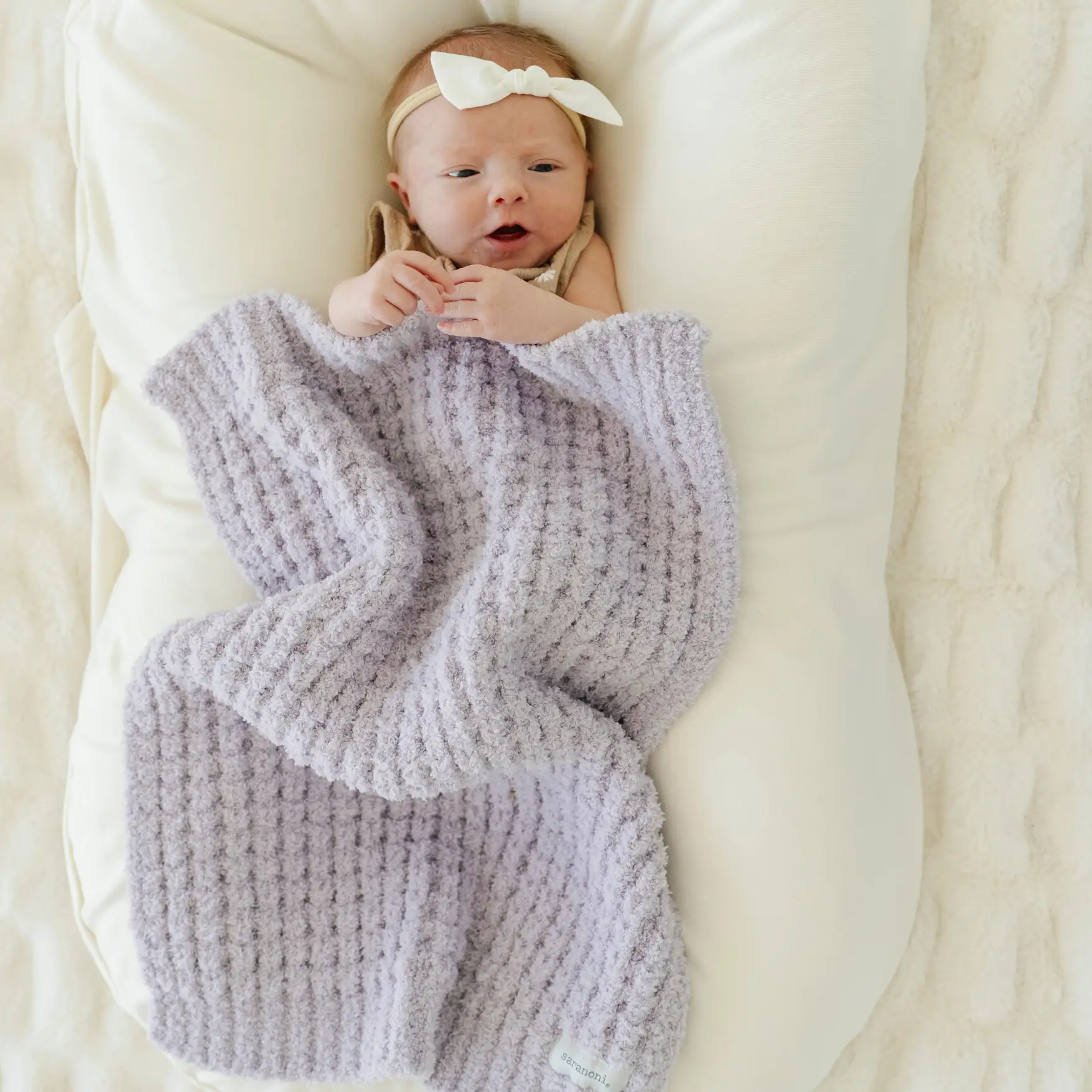 Waffle Knit Mini Blankets by HouseOfZazla