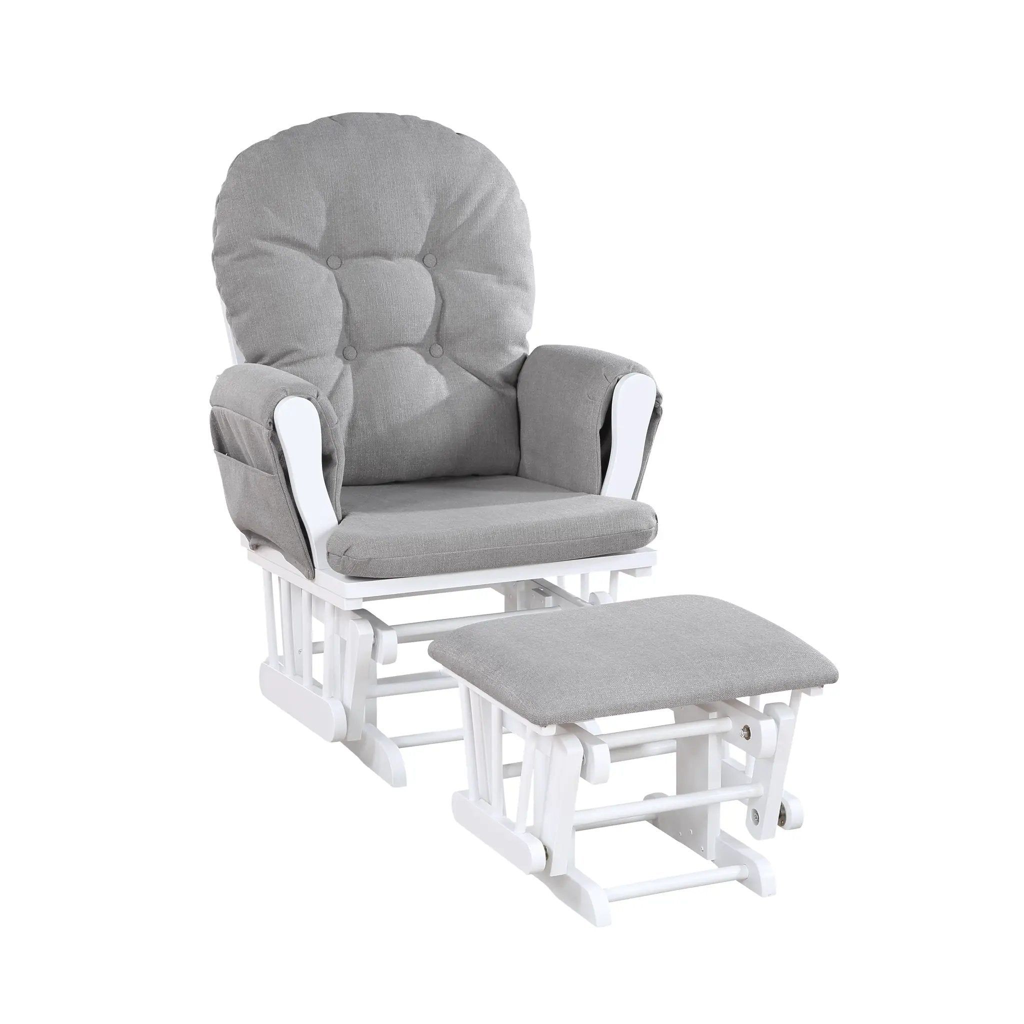 Mason - Comfortable Glider And Ottoman by Unique Piece Furniture
