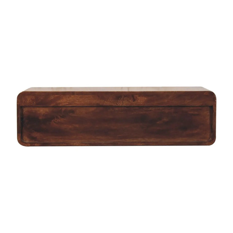 Floating Open Console - Walnut by HouseOfZazla