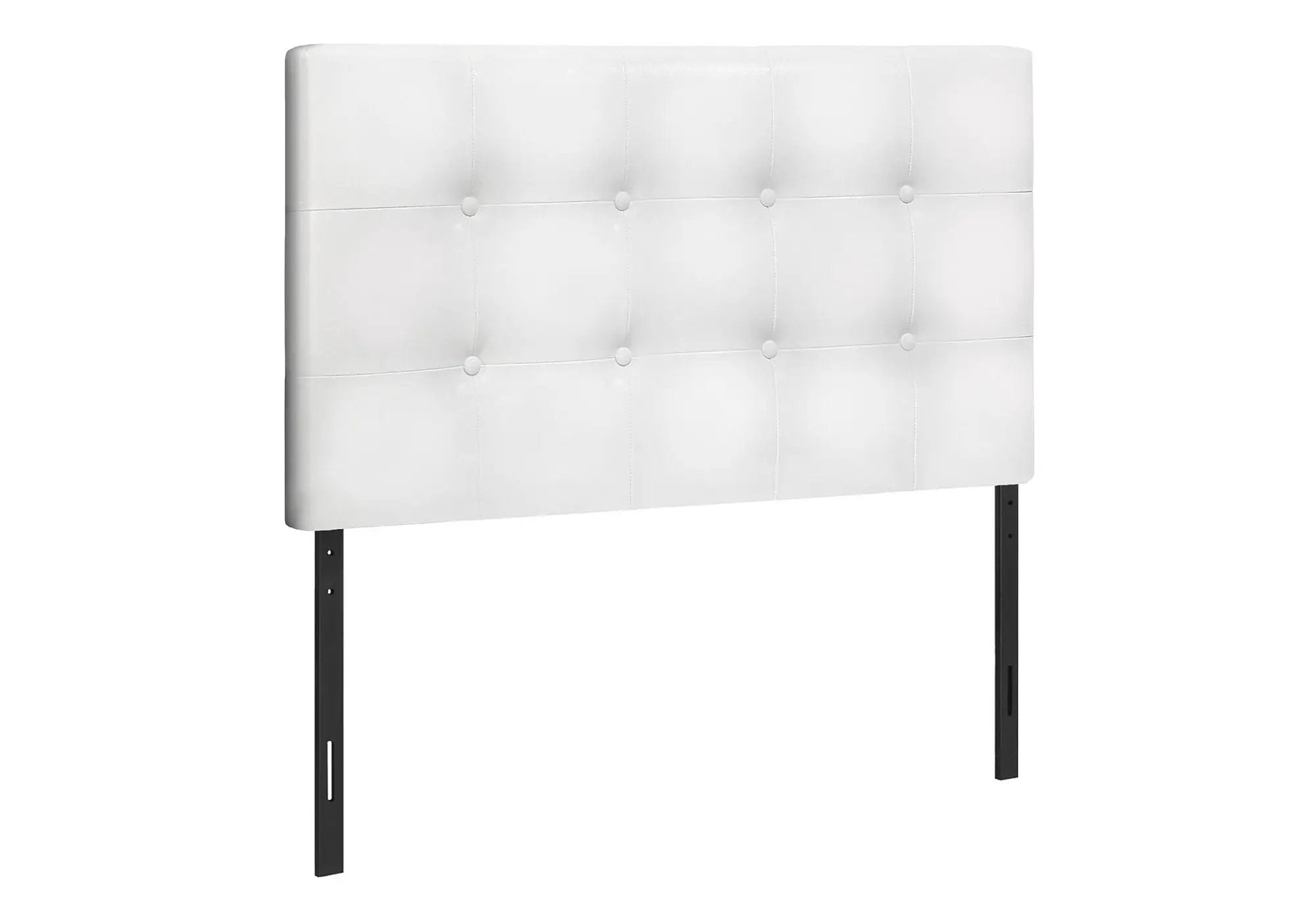 Twin Size, Bed Headboard Only, Upholstered, Transitional - White by Unique Piece Furniture