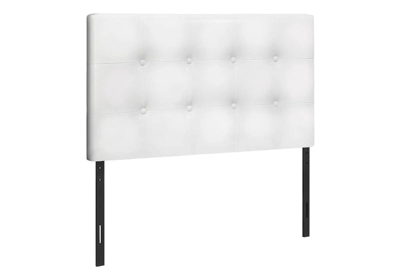 Twin Size, Bed Headboard Only, Upholstered, Transitional - White by Unique Piece Furniture