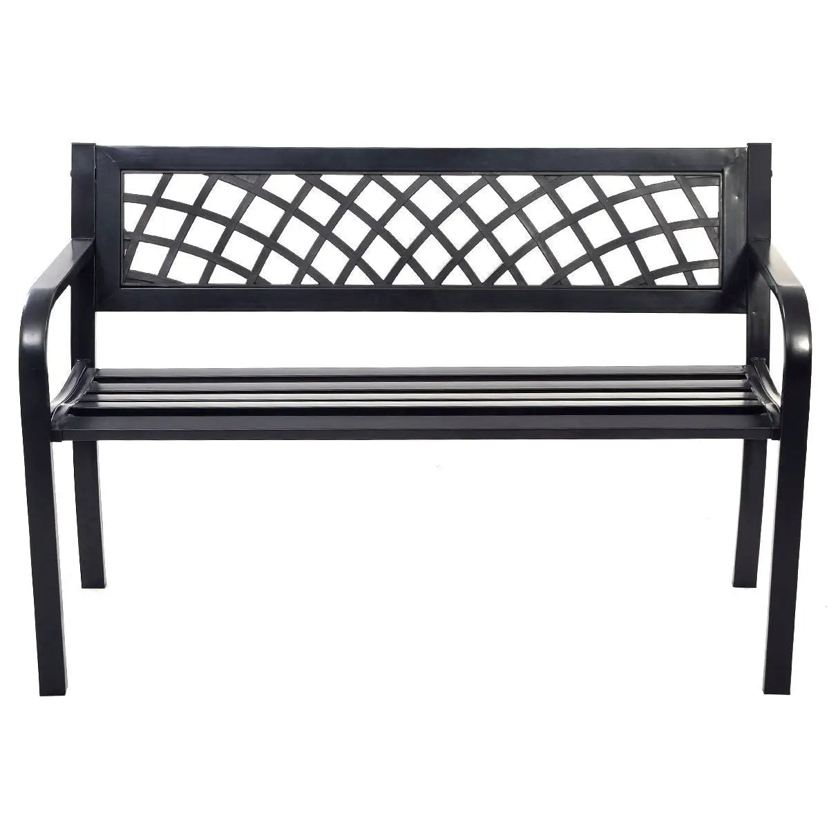 Bench Deck with Steel Frame for outdoor by DirectDeals