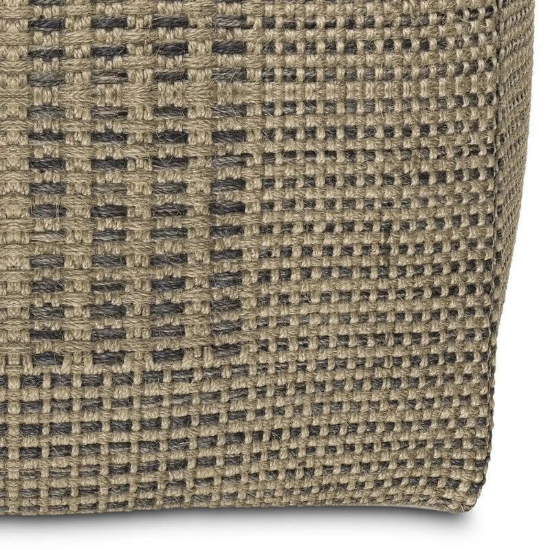 Delilah - Square Woven Pouf - Natural by Unique Piece Furniture