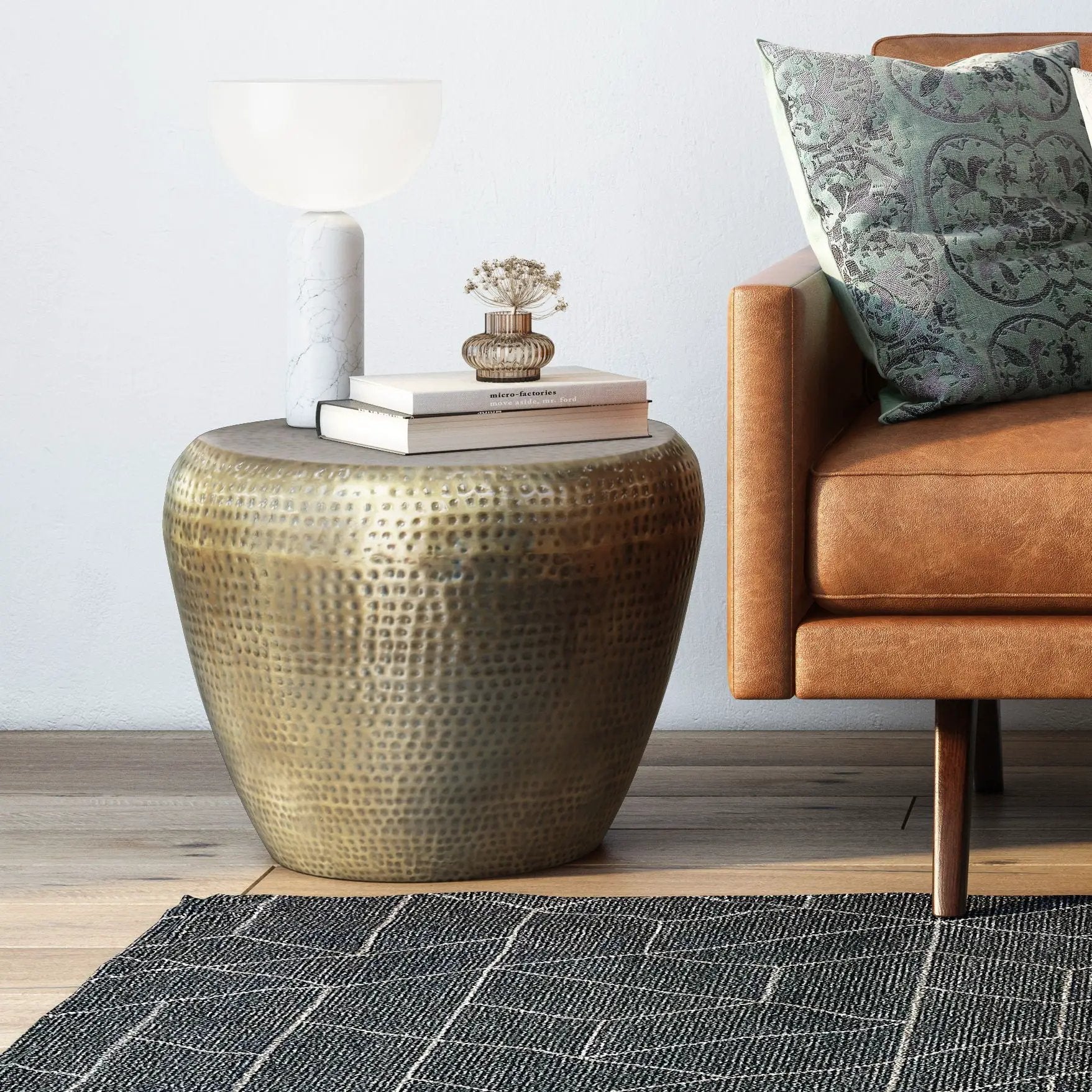 Preston - Handcrafted Metal Side Table by Unique Piece Furniture