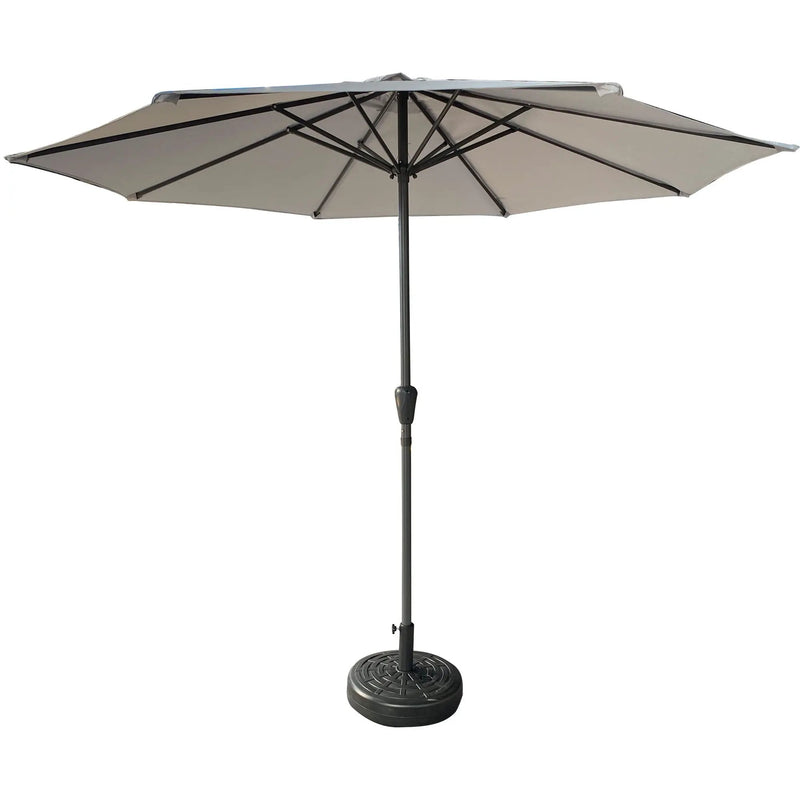 Patio Market Umbrella With 8 Steel Ribs, UV-Resistant And Waterproof Canopy by Unique Piece Furniture