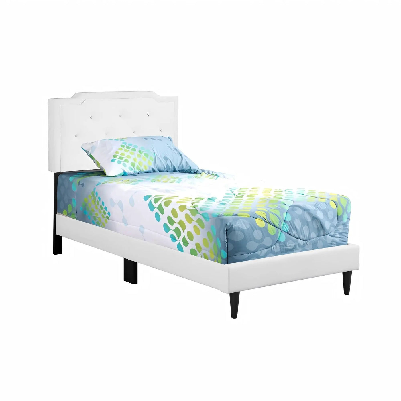 Button Tufted Bed Charming For Cozy Spaces by HouseOfZazla