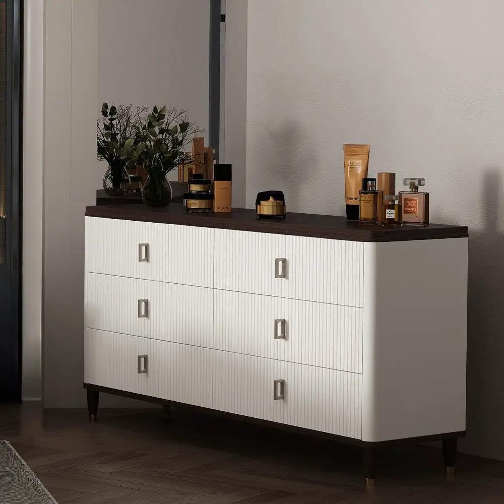Carena - Dresser With Jewelry Tray - White & Brown by Unique Piece Furniture