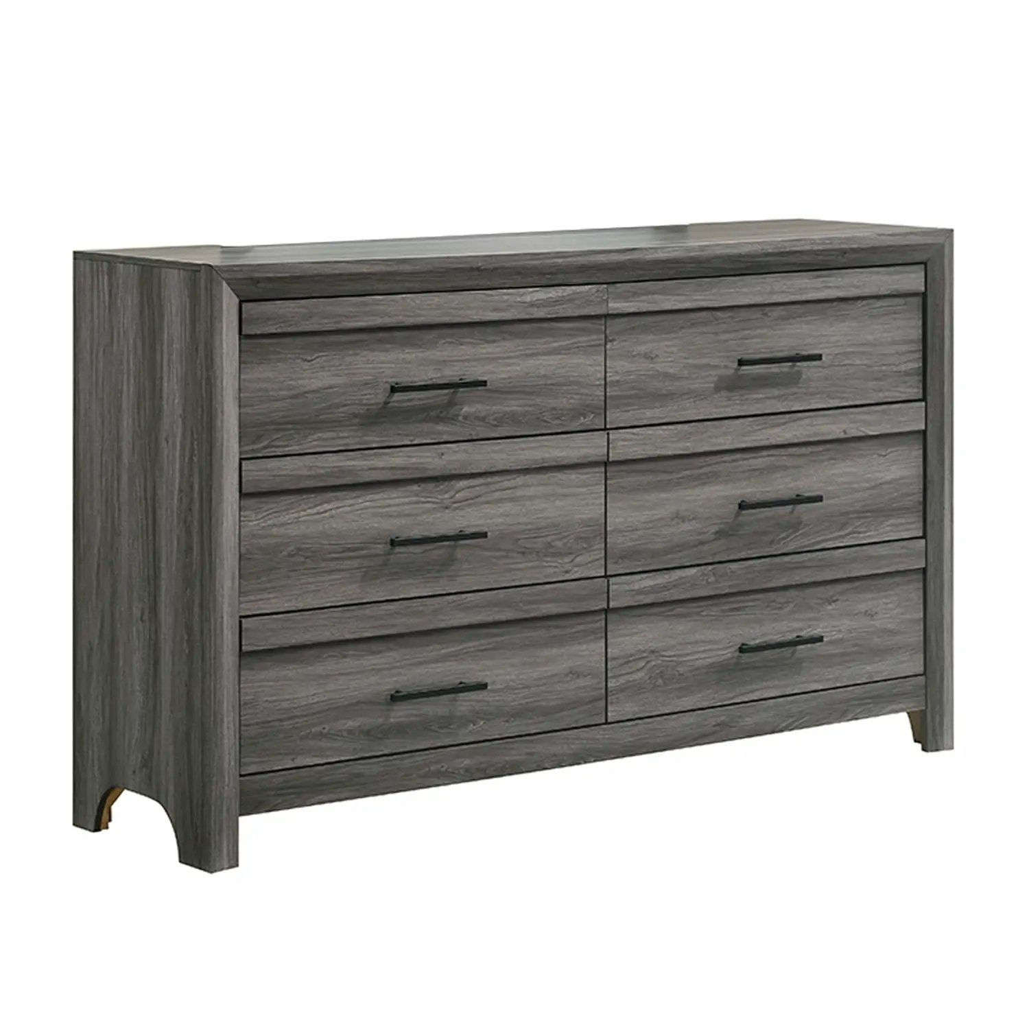 Denver - 6 Drawer Dresser - Gray by HouseOfZazla
