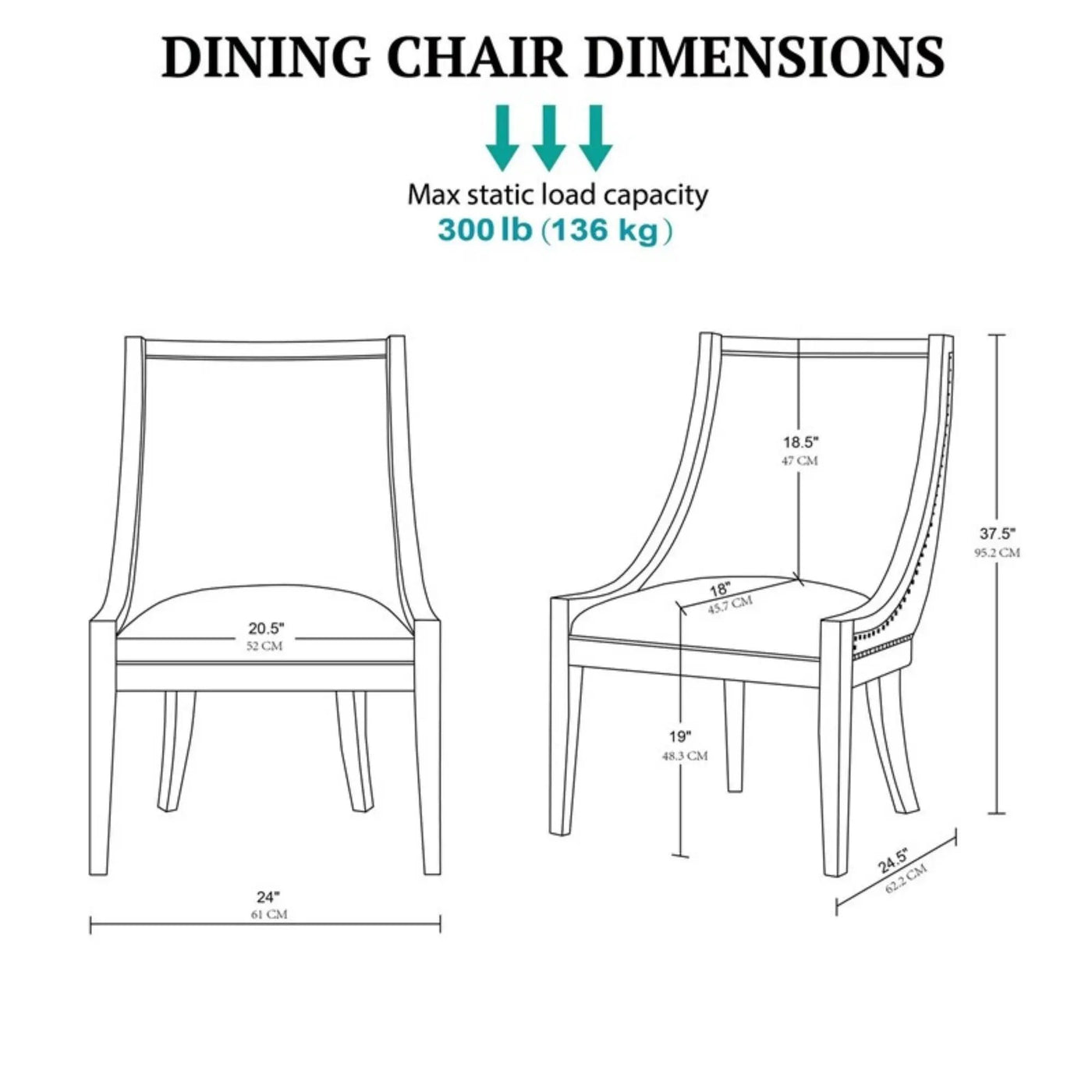Upholstered Dining Chair With Nailhead Trim by Unique Piece Furniture