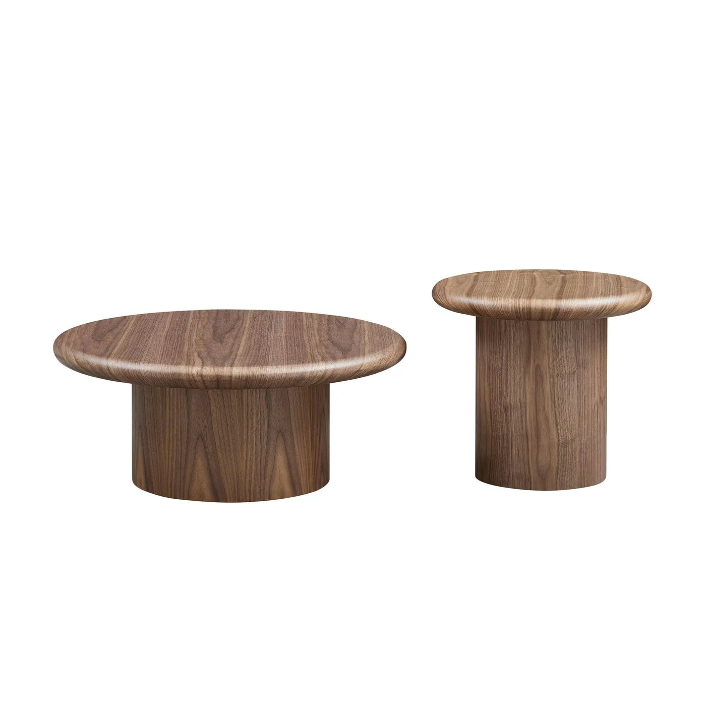 2-Piece Modern Round Coffee Table Set by HouseOfZazla